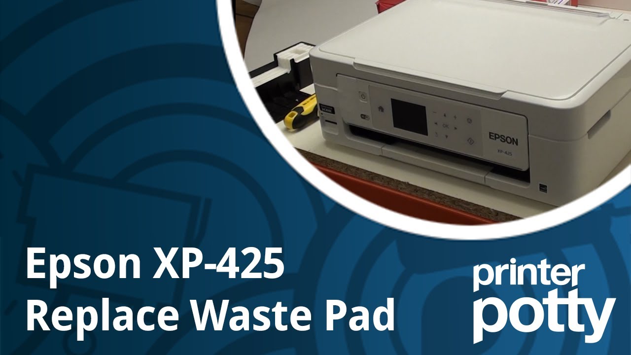 Replace waste ink pads series (Covers SX-230 XP-445 and many more) - YouTube