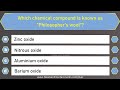 Chemistry Quiz | 25 Important Questions and Answers | Science General Knowledge Quiz