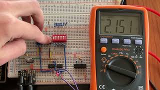 Project 3.2.2: SAR ADC: R/2R Ladder DAC, Sample and Hold Circuit, and Comparator ADC