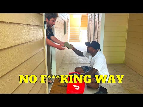Giving $1,000 To Good DoorDash Customers