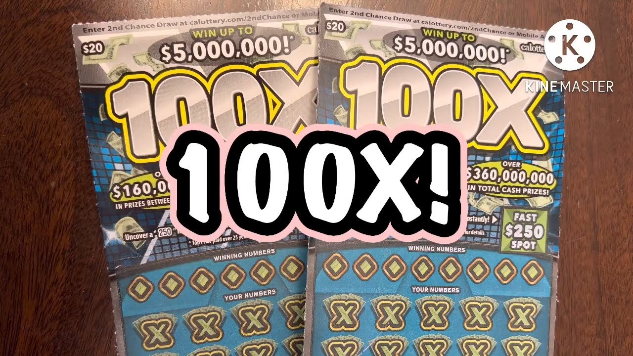 100X! CA Scratchers YouTube