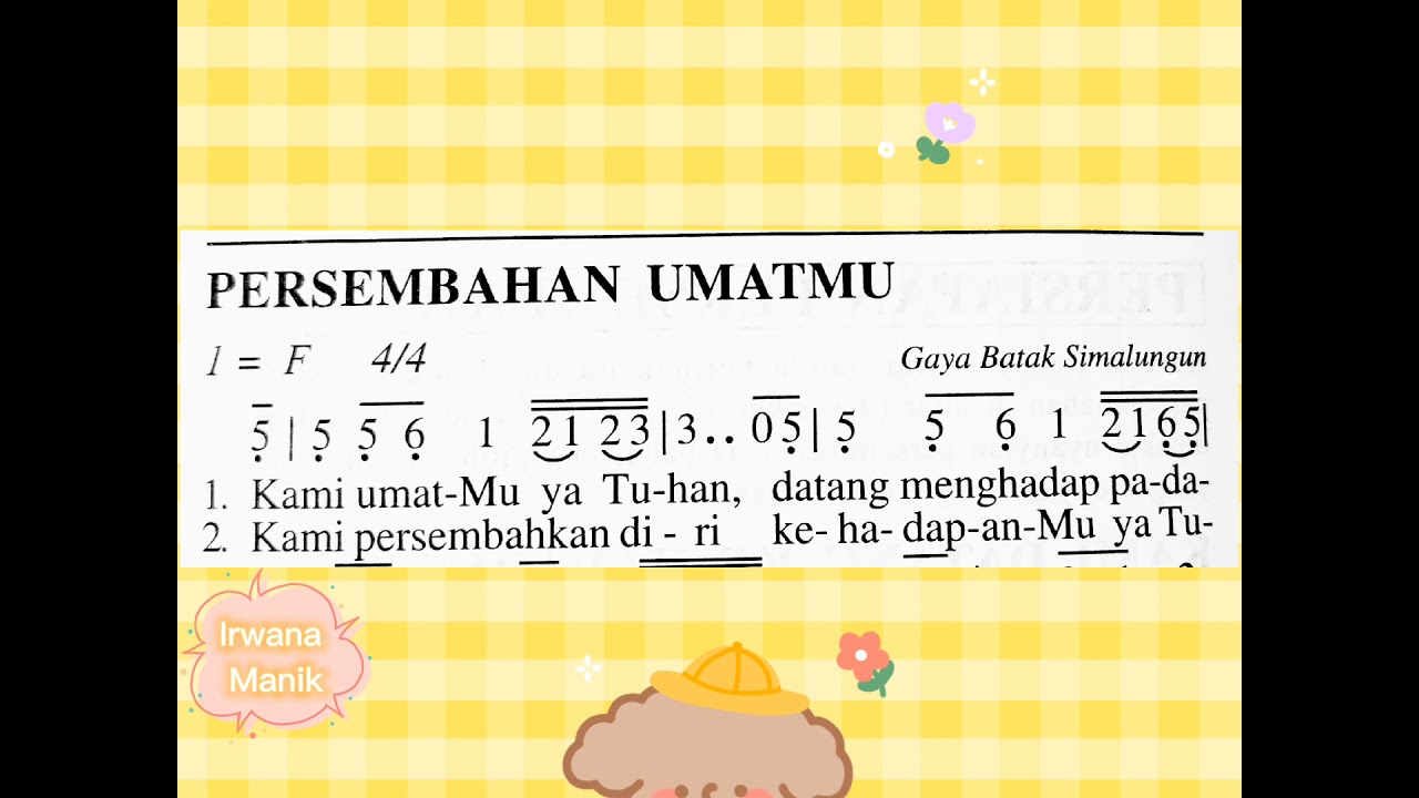 Madah Bakti 663 💛💛 PERSEMBAHAN UMATMU gaya Batak Simalungun