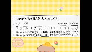 Video thumbnail of "Madah Bakti 663 💛💛 PERSEMBAHAN UMATMU gaya Batak Simalungun"