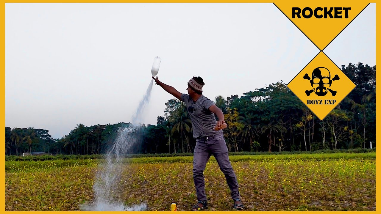 Butane Gas Rocket | Hi Speed lighter butane LPG gas and Water Bottle Rocket | Boyz Experiment