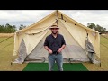 Canvas Wall Tents - Review - Alpha Wall Tent 12'X14' - The First Impression