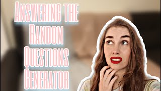 answering the RANDOM QUESTIONS GENERATOR