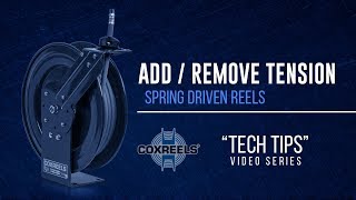 Celebrity Coxreels "Tech Tips" - Add / Remove Tension Spring Driven Reels Net Worth