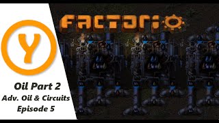 Factorio 1.0 Beginner Guide / Tips / How to! Episode 5! Adv. Oil Processing and Basic Circuits!