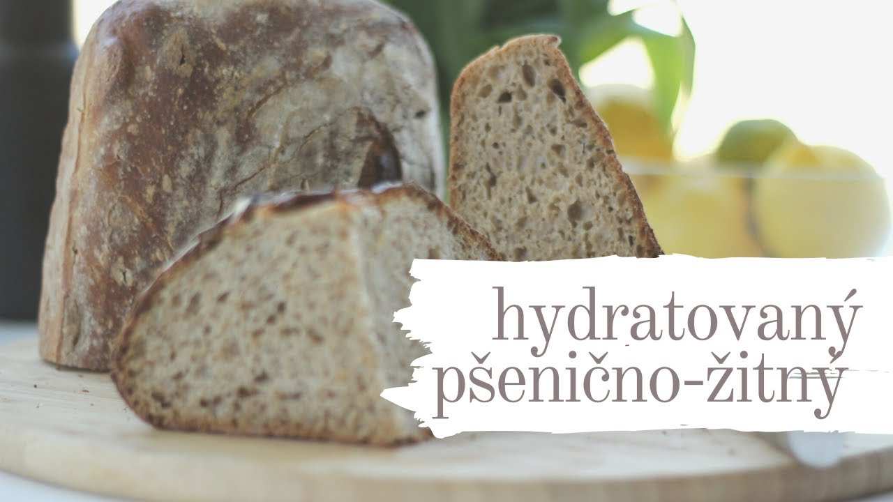 RECEPT #1 | Hydratovaný kváskový pšenično žitný / ražný chlieb