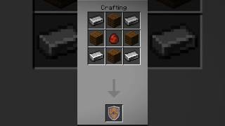 How to make shield 🛡️ 🤯 #minecraft #gaming #viral #shortvideo #shorts #short #youtubeshorts