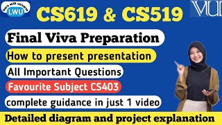 CS619 and CS519 Final Viva Preparation & Diagram Explanation | How to Present CS619 in FINAL VIVA