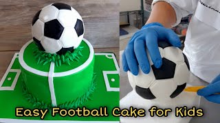 Easy Kids Football Birthday Cake That Anybody Can Make At Home