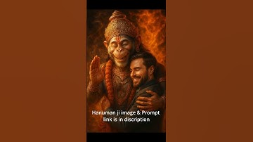 Create Hanuman ji Graphic Poster by ChatGPT #chatgpt #shorts #youtubeshorts #ai #instagram #hanuman