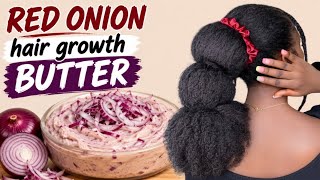 I used ONION 🧅 GROW-THICK BUTTER on my hair and my hair can’t stop growing. Brenda Okolocha 
