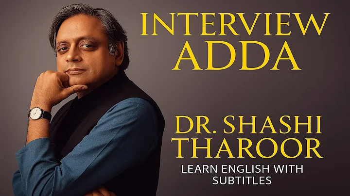 Learn English with Dr. Shashi Tharoor | Opportunity or Chaos? Global Disorder Explained