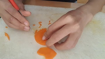 Học pha chế thức uống cơ bản : hướng dẫn tỉa chim trang trí thức uống bằng carot