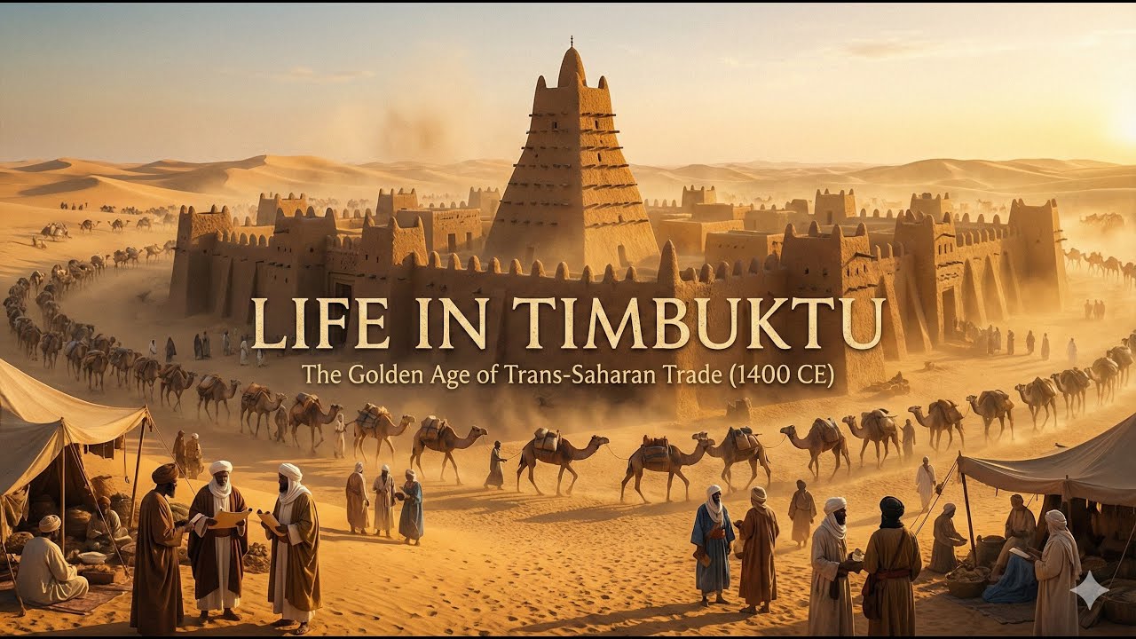 Life in Timbuktu (1400 CE) | The Golden Age of Trans-Saharan Trade & Knowledge