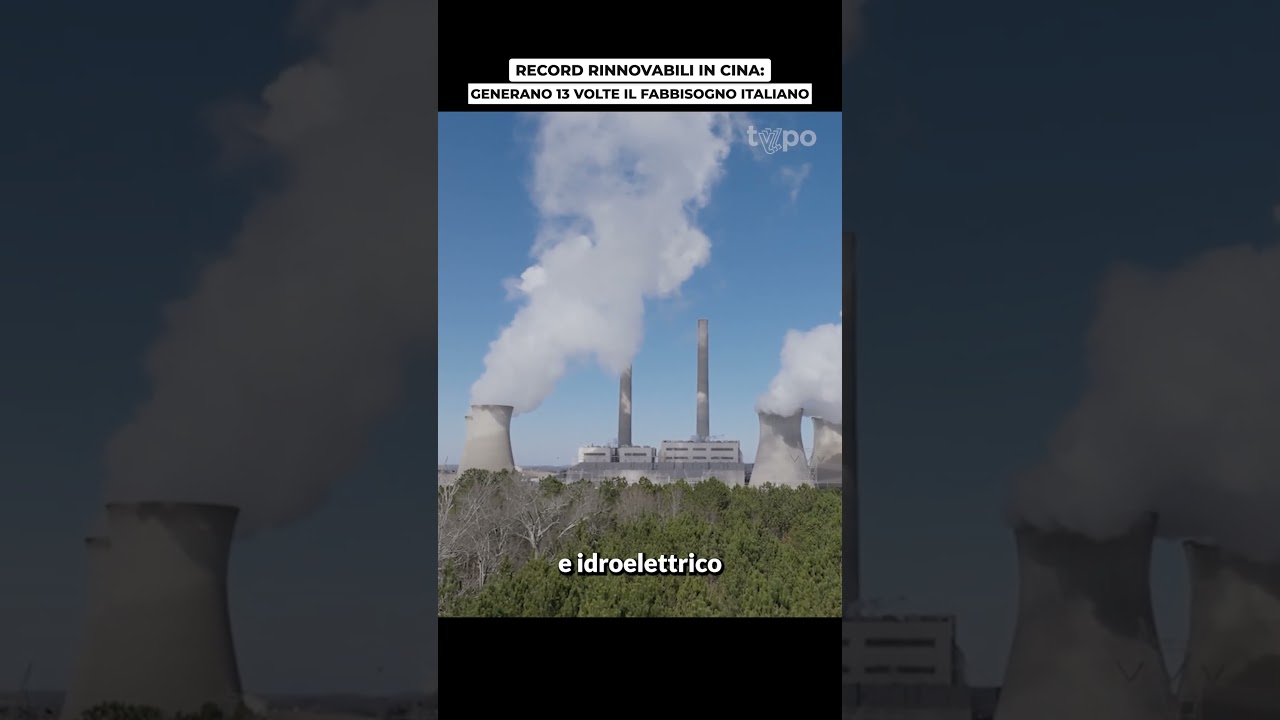 RINNOVABILI da Record in Cina: generato già TRE VOLTE più dell'Europa