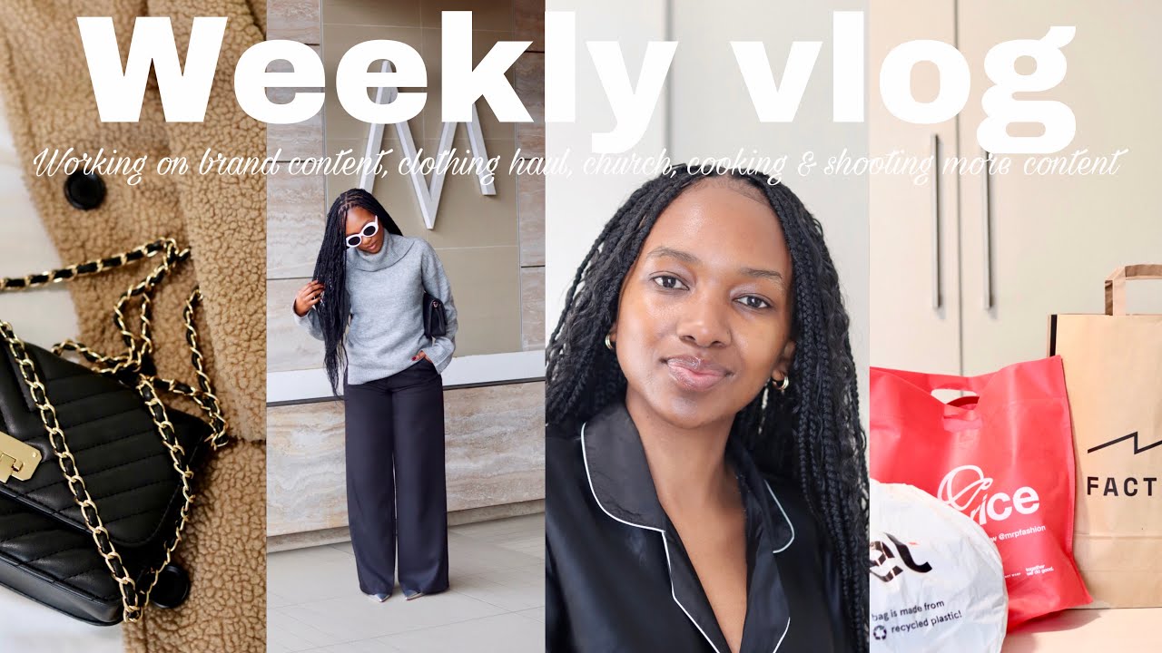 #vlog : Tryna Stand on Business, Spend a Few Days With Me, Clothing Haul & more…