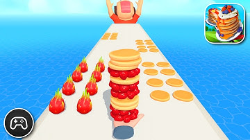 Pancake Run - Gameplay Walkthrough Part 63 - Puzzle Game Levels 399-402 (iOS, Android)