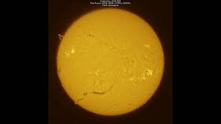 H-alpha Solar Timelapse, 20.06.2025