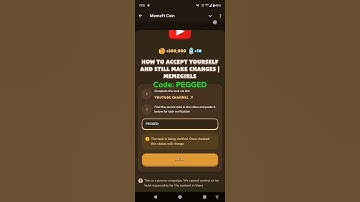 HOW TO ACCEPT YOURSELF AND STILL MAKE CHANGES | Memegirls Code Youtube Video Code Memefi Today