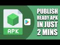 Signed APK in Android Studio Made Easy! (Publish Your App in Minutes)