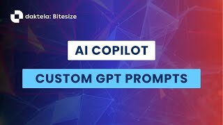 Custom GPT Prompts in Daktela AI Co-Pilot – Tailor Communication Your Way!