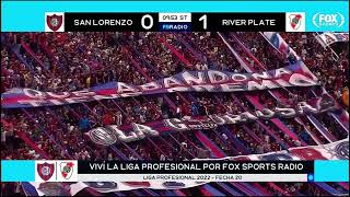 San Lorenzo 0 - River 1 | Segundo Tiempo/Minuto A Minuto | Fox Sports