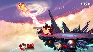 SSBU Arena Gameplay: ducc (Duck Hunt) vs tamarind (Ridley, Wolf, Cloud, K. Rool) [2019-08-06]