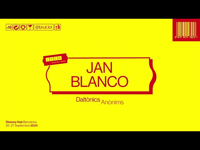 Jan Blanco Salvans - Daltònics Anònims - Illa. Escola d’Art i Disseny