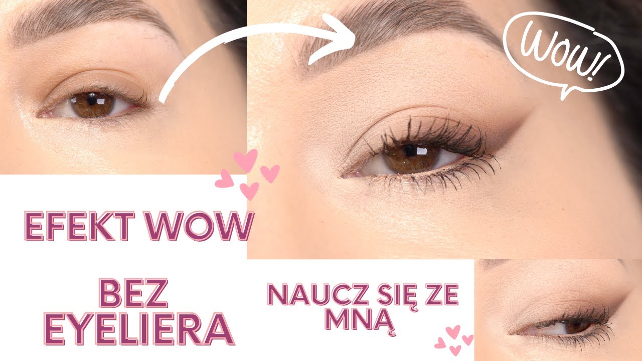 LEKCJA MAKIJAŻU ||  ROZDYMIONA KRESKA PRZY UŻYCIU CIENI bez EYELINERA || Dla KAŻDEGO 😍
