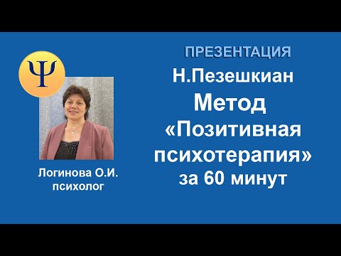 Позитивная психотерапия. Н. Пезешкиан. Презентация. Логинова Ольга, 2020