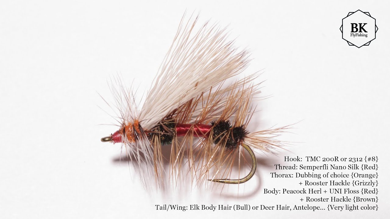 Tying Royal Stimulator - Stonefly/Salmonfly - Attractor Dry Fly - by BK 