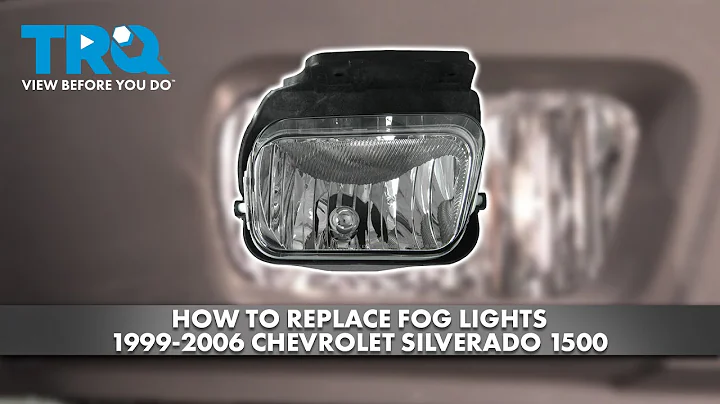 How to Replace Fog Lights 1999-2006 Chevrolet Silverado 1500