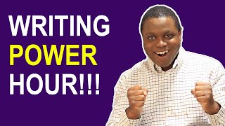 Writing Power Hour - 5/8/21