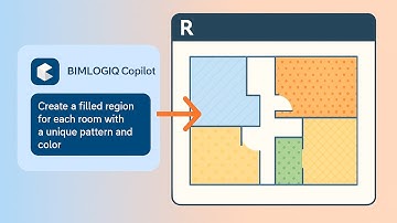 Creating Separate Filled Regions for Each Room in Revit Using AI with BIMLOGIQ Copilot