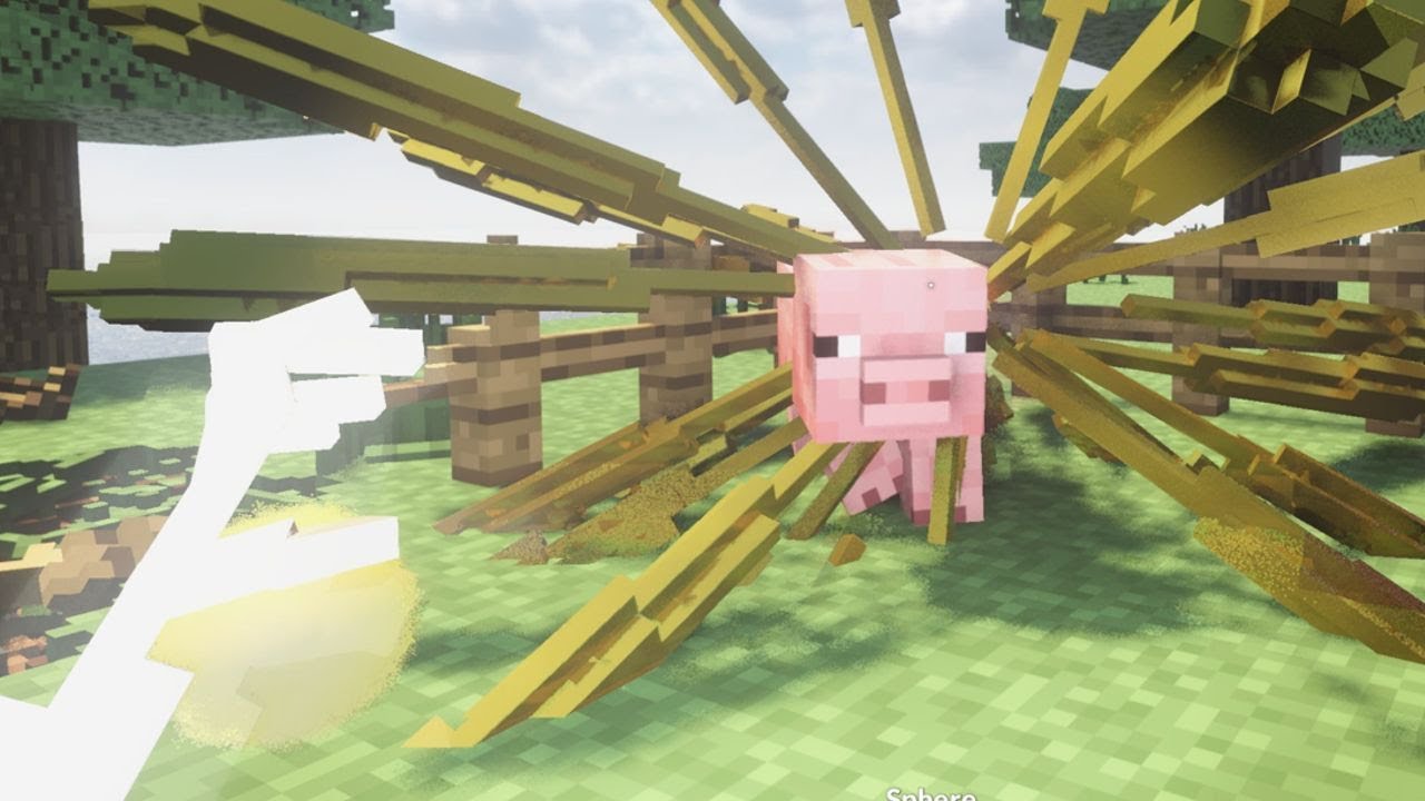 Dark Peasant Magic Destroys Realistic Minecraft Village in TEARDOWN