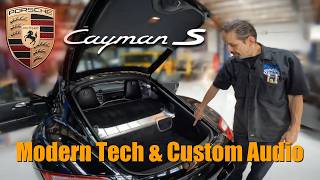 Modern Tech & Custom Audio: Upgrading A 2008 Porsche Cayman S #porschecayman #porsche #carcustom