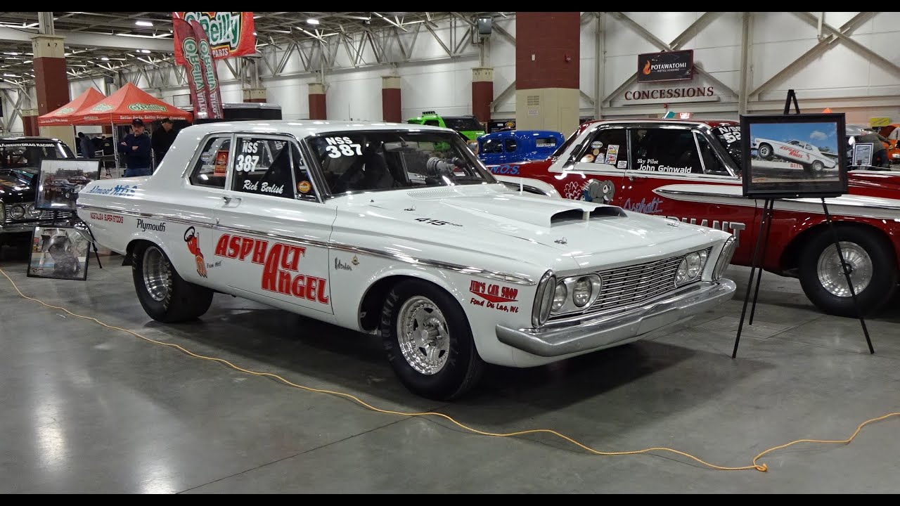 1963 Plymouth Belvedere Super Stock Asphalt Angel & Engine Start Up My
