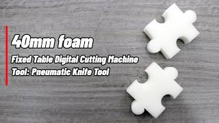 40mm foam cutting machine with Pneumatic knife used in foam packaging industry