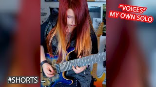 Motionless In White - Voices Guitar Solo // MY OWN GUITAR SOLO #shorts #miw