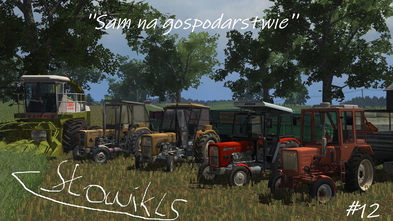 ★Sam na gospodarstwie★#12㋡QQ na kiszonkę㋡Claas Jaguar w akcji㋡