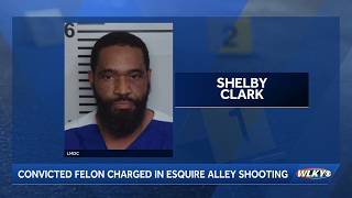 Convicted felon already in jail charged in Russell neighborhood shooting