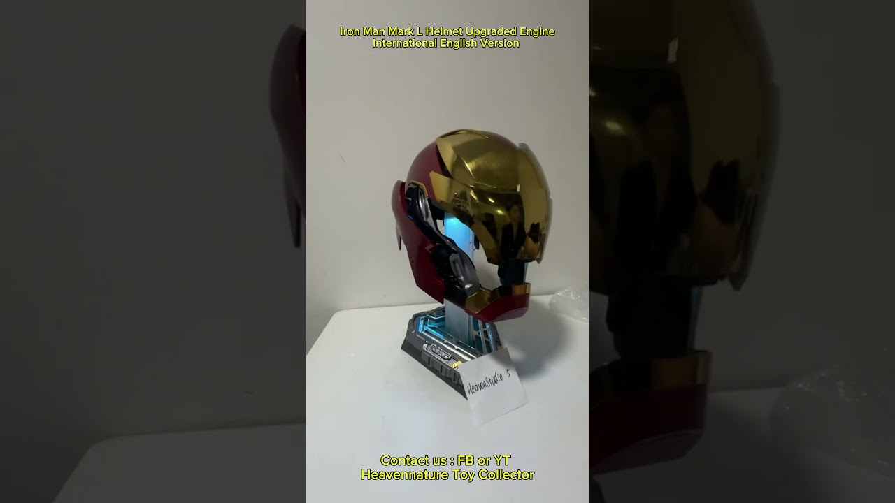 Iron Man Mark L Helmet International English Version & Upgraded Engine #ironman #ironmanmark50helmet