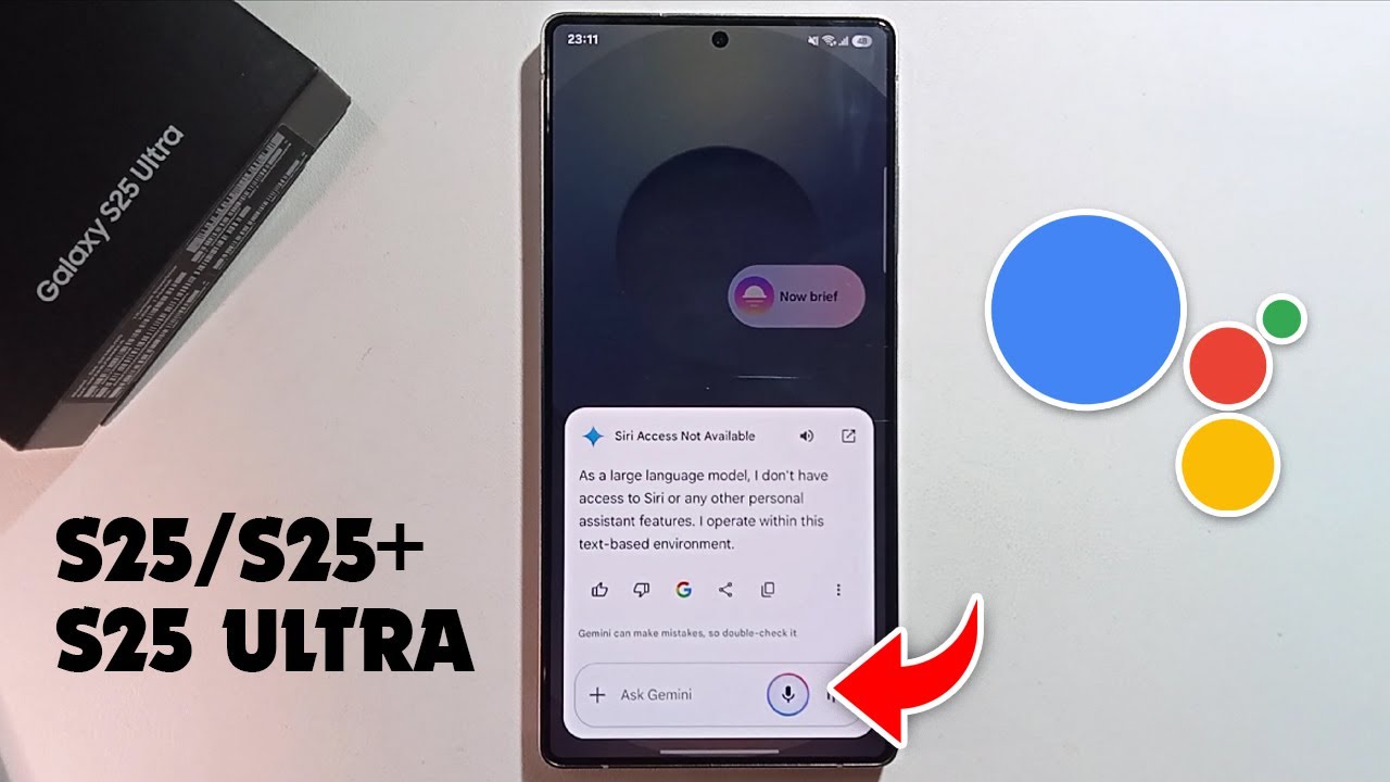 How to enable google assistant Samsung Galaxy S25 / S25+ / S25 ultra ...
