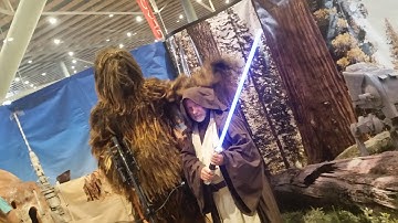 Geek Days Lille 2018 #starwars #chewbacca #obiwan 
