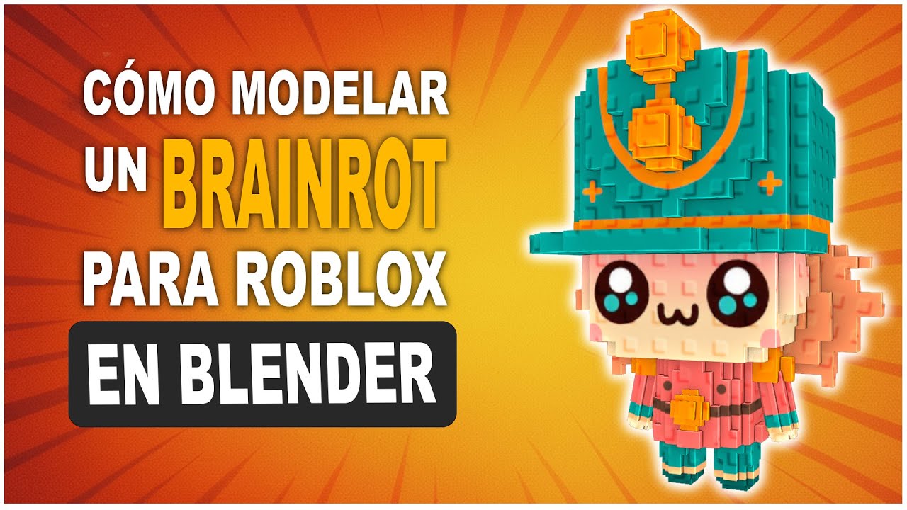 CÓMO MODELAR UN BRAINROT PARA ROBLOX EN BLENDER