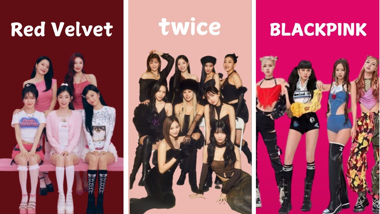 Comparison | Red Velvet Vs Twice Vs BLACKPINK - YouTube
