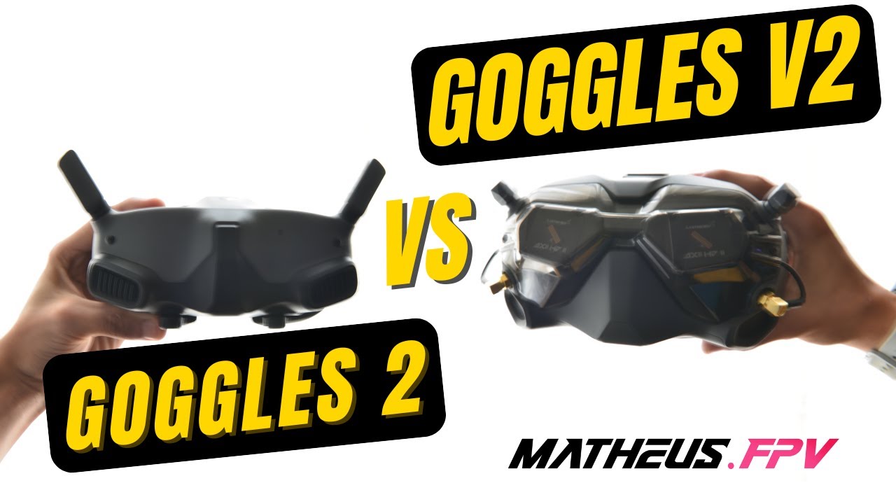COMPARATIVO DJI GOGGLES V2 x GOGGLES 2